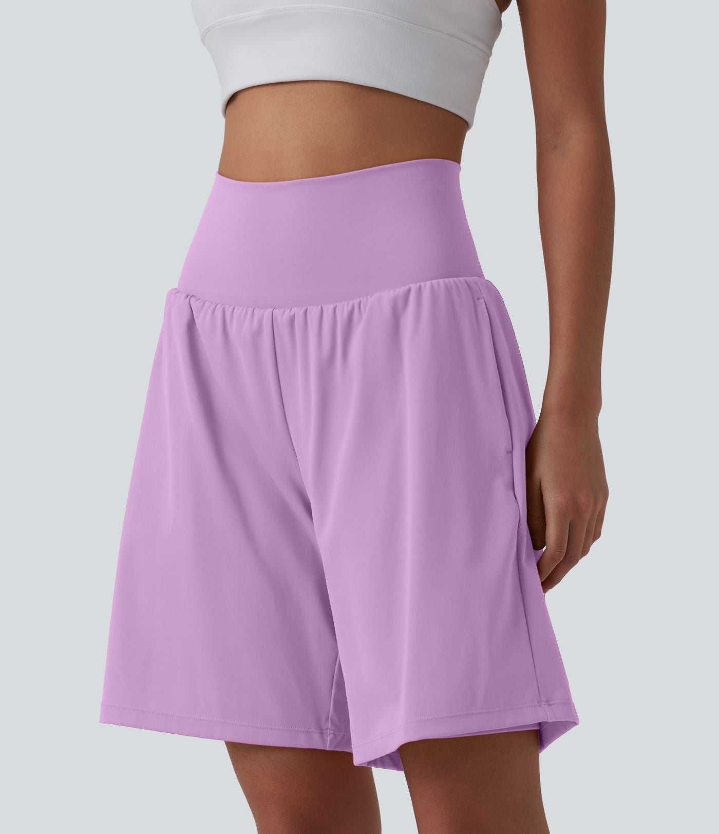 Pulooma® High Waist 2-in-1 Yoga Shorts